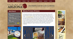 Desktop Screenshot of cuisineofarizona.com
